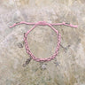 5 Charm Adjustable, Marine, Pink Cord