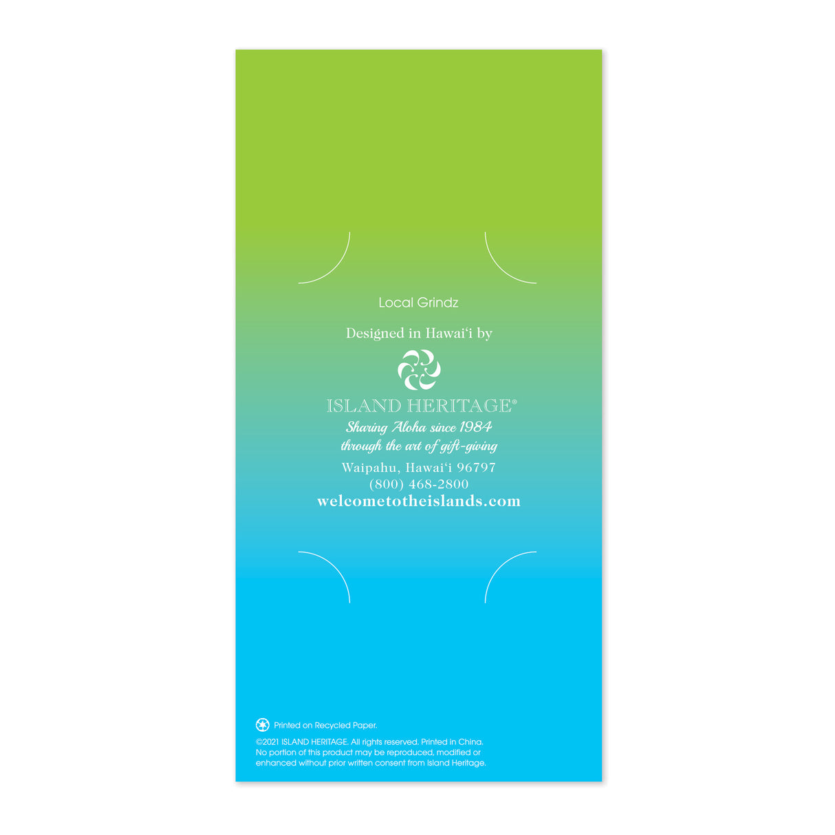 Money Enclosure Cards, Local Grindz, 4-Pack