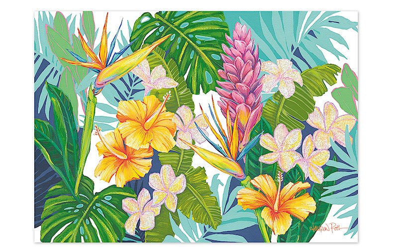 Greeting Card, Island Blossom, Lauren Roth