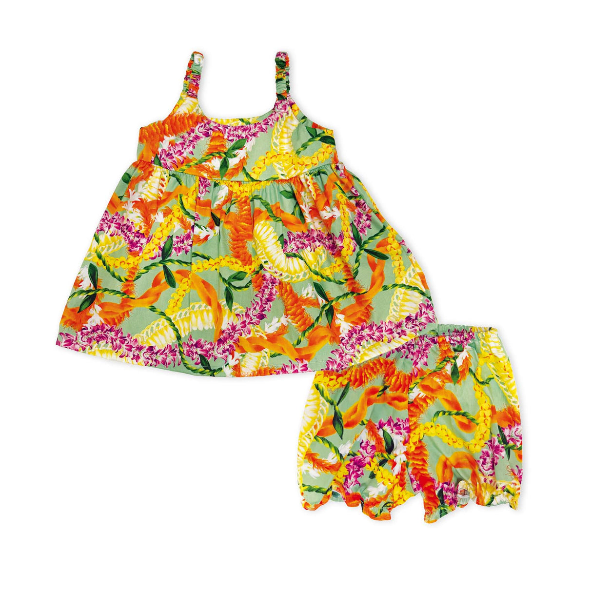 Leis of Aloha Sage Girls 2-Piece Sync Set
