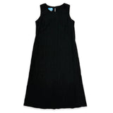 Tencel Black Womens Knit Midi Dress