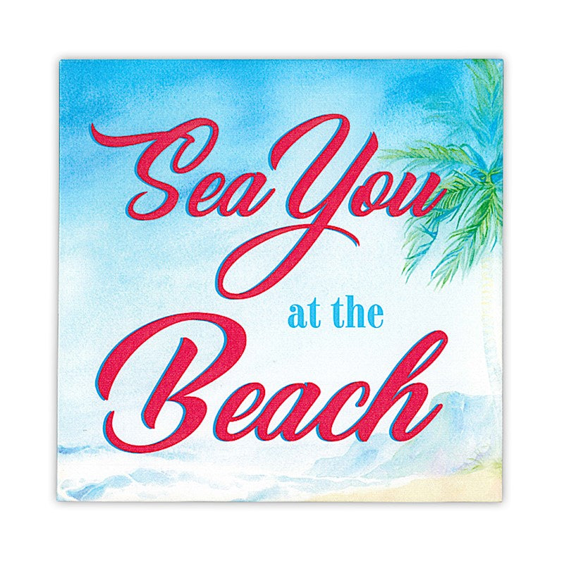Canvas Wall Art, Sea You at the Beach