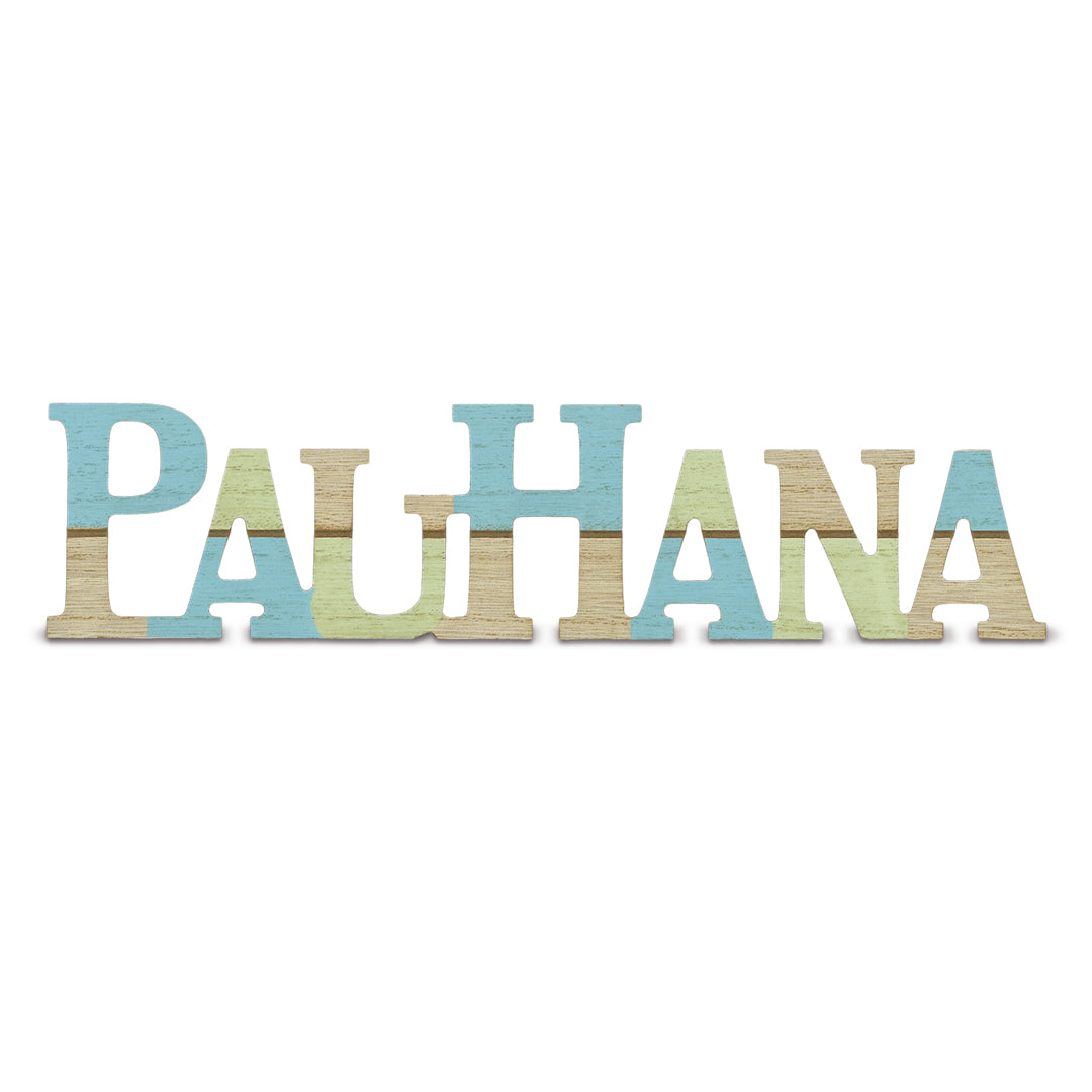 Panneau en bois découpé au laser, Pau Hana