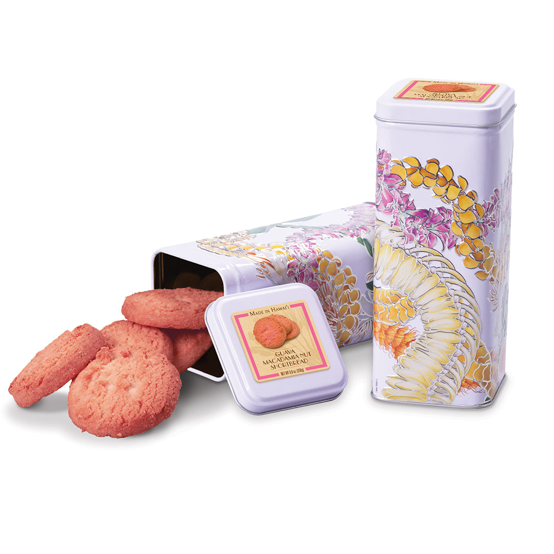 Tall Cookie Tin, Guava Macadamia Nut