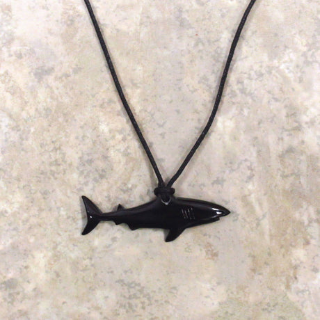 Adjustable necklace featuring a horn shark pendant, showcasing a unique and stylish design inspired by marine life.