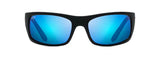 Maui Jim Peahi Black Matte Rubber Polarized Sunglasses