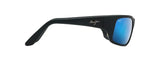 Maui Jim Peahi Black Matte Rubber Polarized Sunglasses