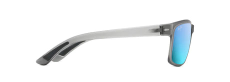 Maui Jim Pokowai Arch Translucent Matte Grey Polarized Sunglasses
