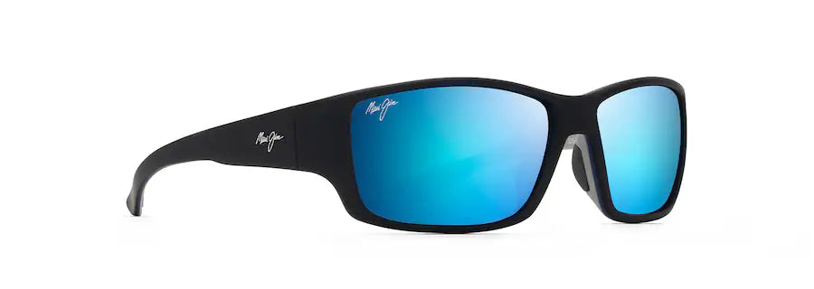 Maui Jim Local Kine Translucent Soft Black w/ Sea Blue & Grey Polarized Sunglasses