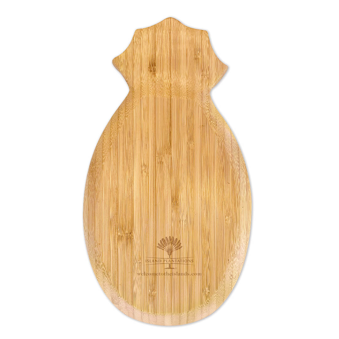 Bamboo Pineapple Plate | Unique Island-Inspired Decor – Our Island