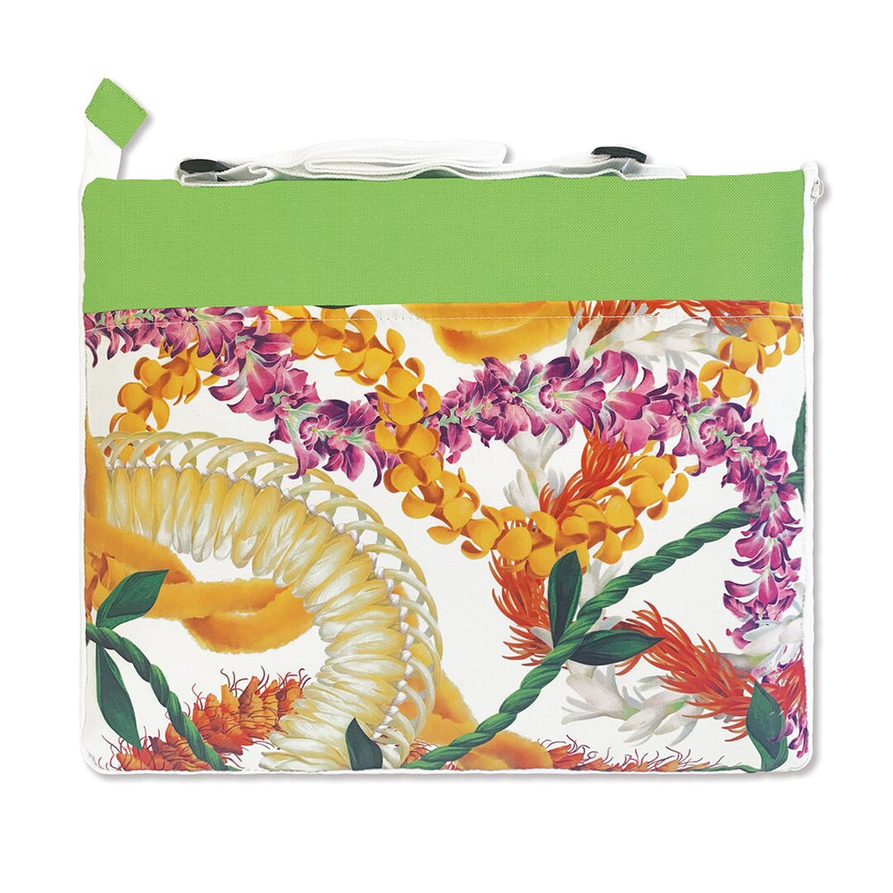Beach Mat with Zipper Pouch, Leis of Aloha  