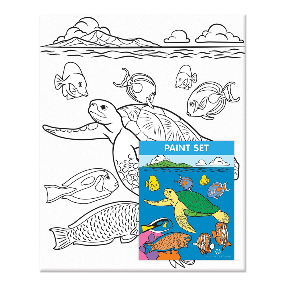 Canvas and Paint Set, Ocean of Friends  