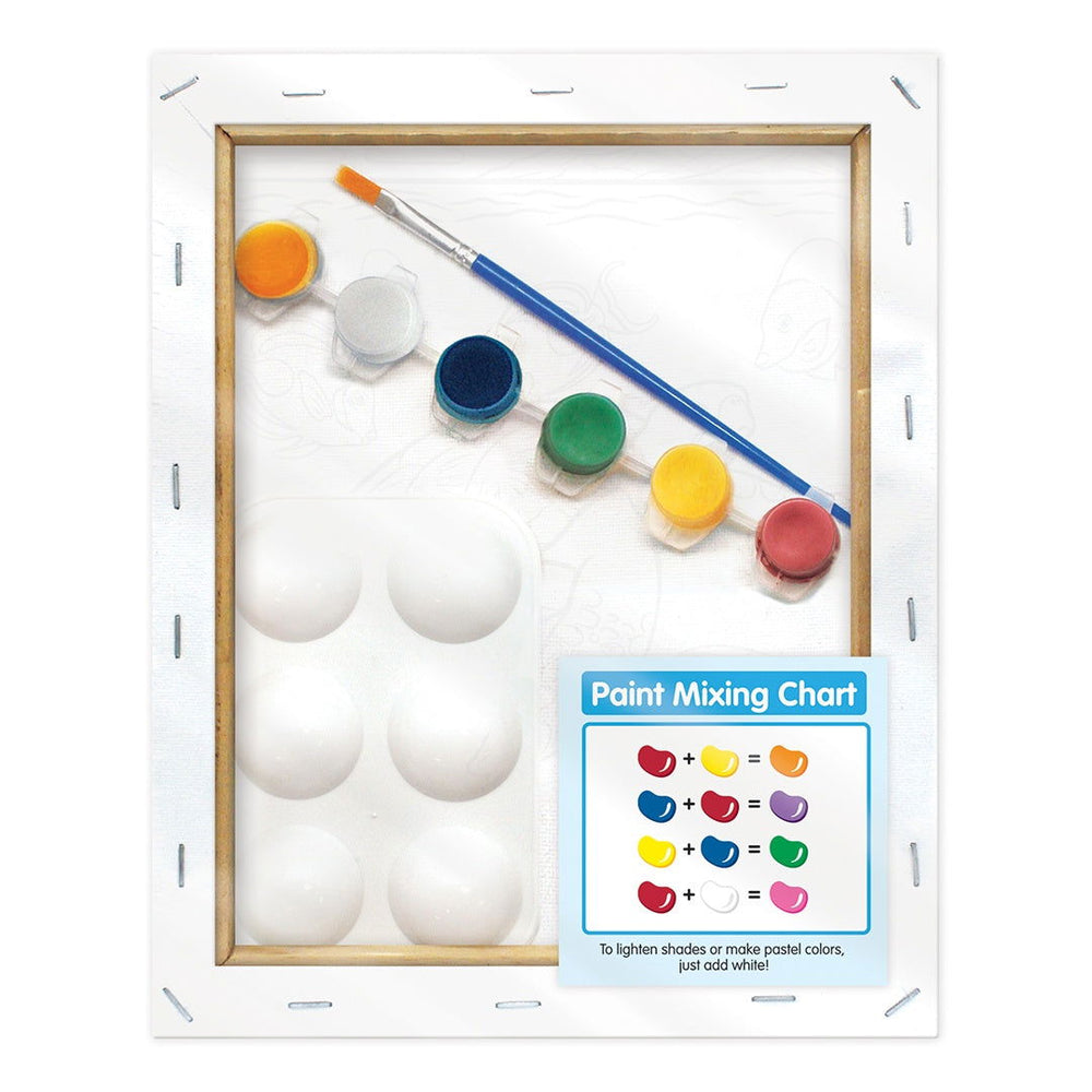 Canvas and Paint Set, Ocean of Friends  