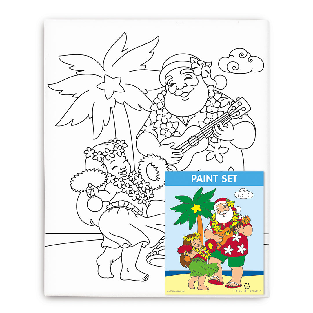 Christmas Canvas and Paint Set, Little Mele Dancer