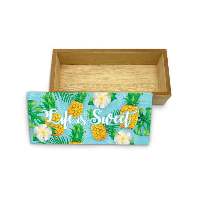 Coastal Wood Box, Life Is Sweet