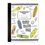 Composition Book, Surf Skate Sun  