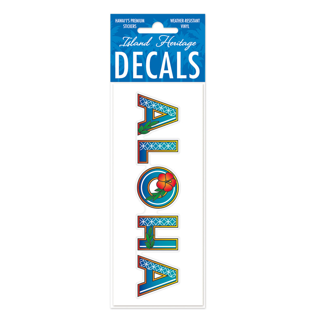 Decal Small Banner, Deco Aloha