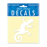 Decal Small Oblong, Gecko White