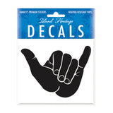 Decal Small Oblong, Shaka Black
