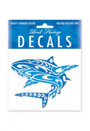 Decal Small Oblong, Tribal Shark
