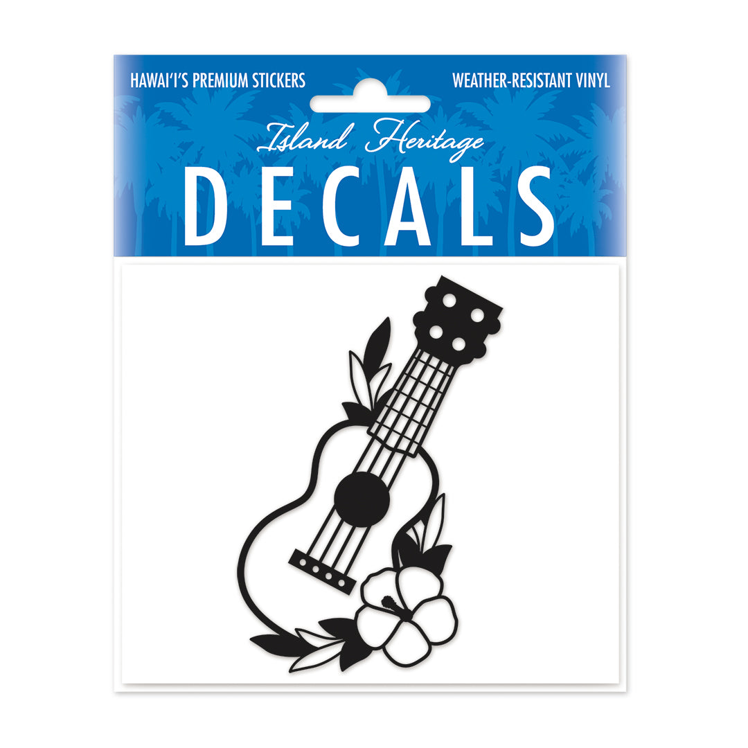 Decal Small Oblong, Ukulele Black