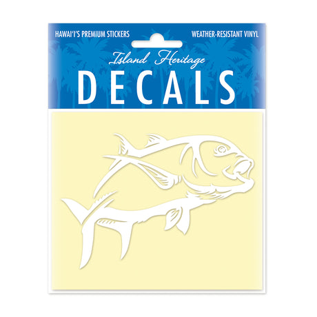 Decal Small Oblong, Ulua 2 White