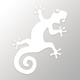 Decal Square, Gecko White