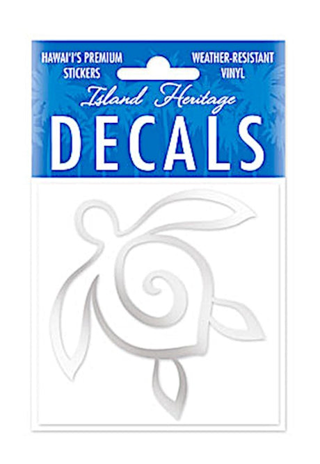 Decal Square, Honu Silver