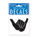 Decal Square, Shaka Black