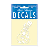 Decal Square, Ukulele White