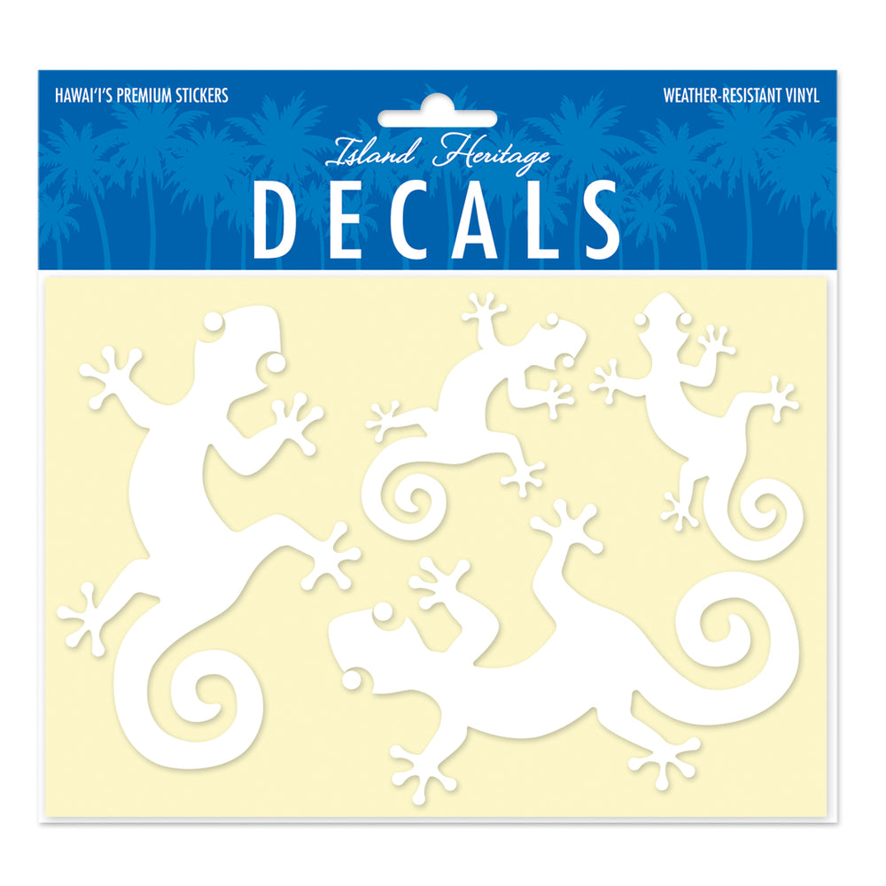 Decals Assorted 4 Pack, Gecko Gang