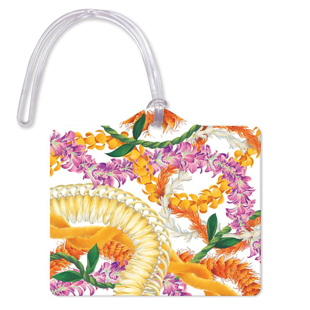 Die Cut Luggage Tag, Leis of Aloha  