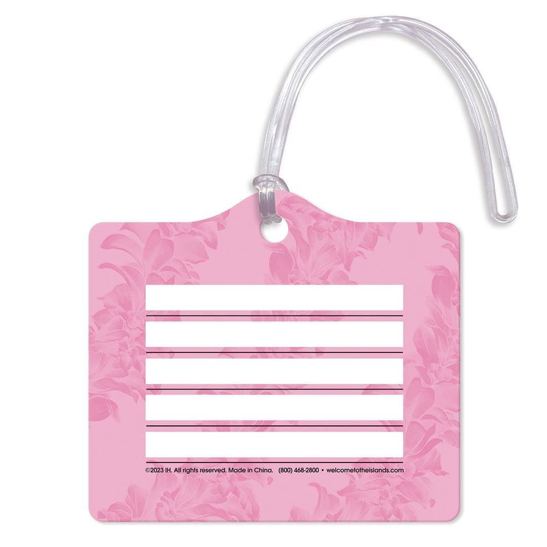 Die Cut Luggage Tag, Leis of Aloha  