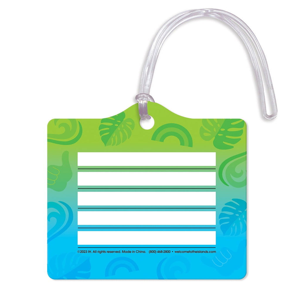 Die Cut Luggage Tag, Local Grindz  