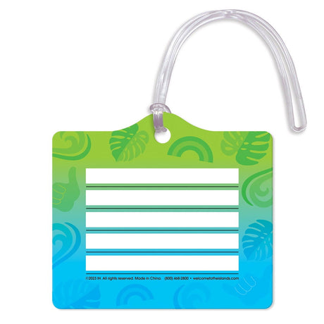 Die Cut Luggage Tag, Local Grindz  