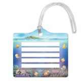 Die Cut Luggage Tag, Ocean of Friends  