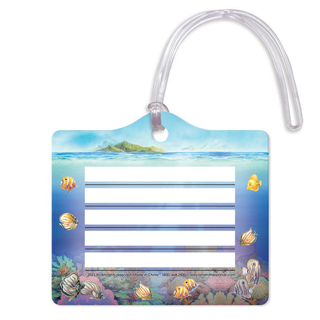 Die Cut Luggage Tag, Ocean of Friends  