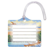 Die Cut Luggage Tag, Playground of the Pacific II  