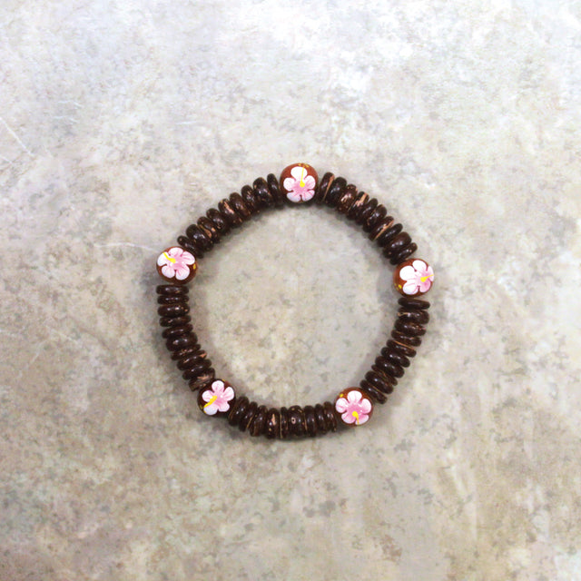 Elastic Coco & Wood, Pink