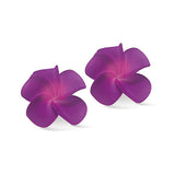 Foam Baby Plumeria Clips, Purple & Pink 2-pk  