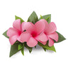 Foam Cluster Plumeria Clip, Pink & Dark Pink  