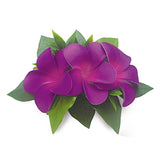 Foam Cluster Plumeria Clip, Purple & Pink  