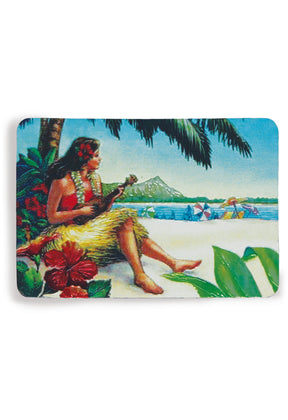 Foil Magnet, Vintage Hawaii