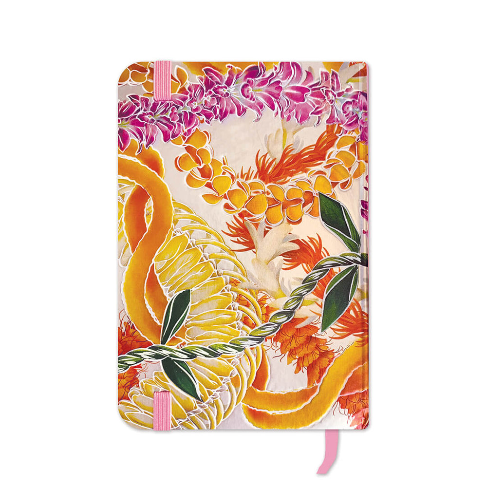 Foil Notebook with Elastic Band, Leis of Aloha  