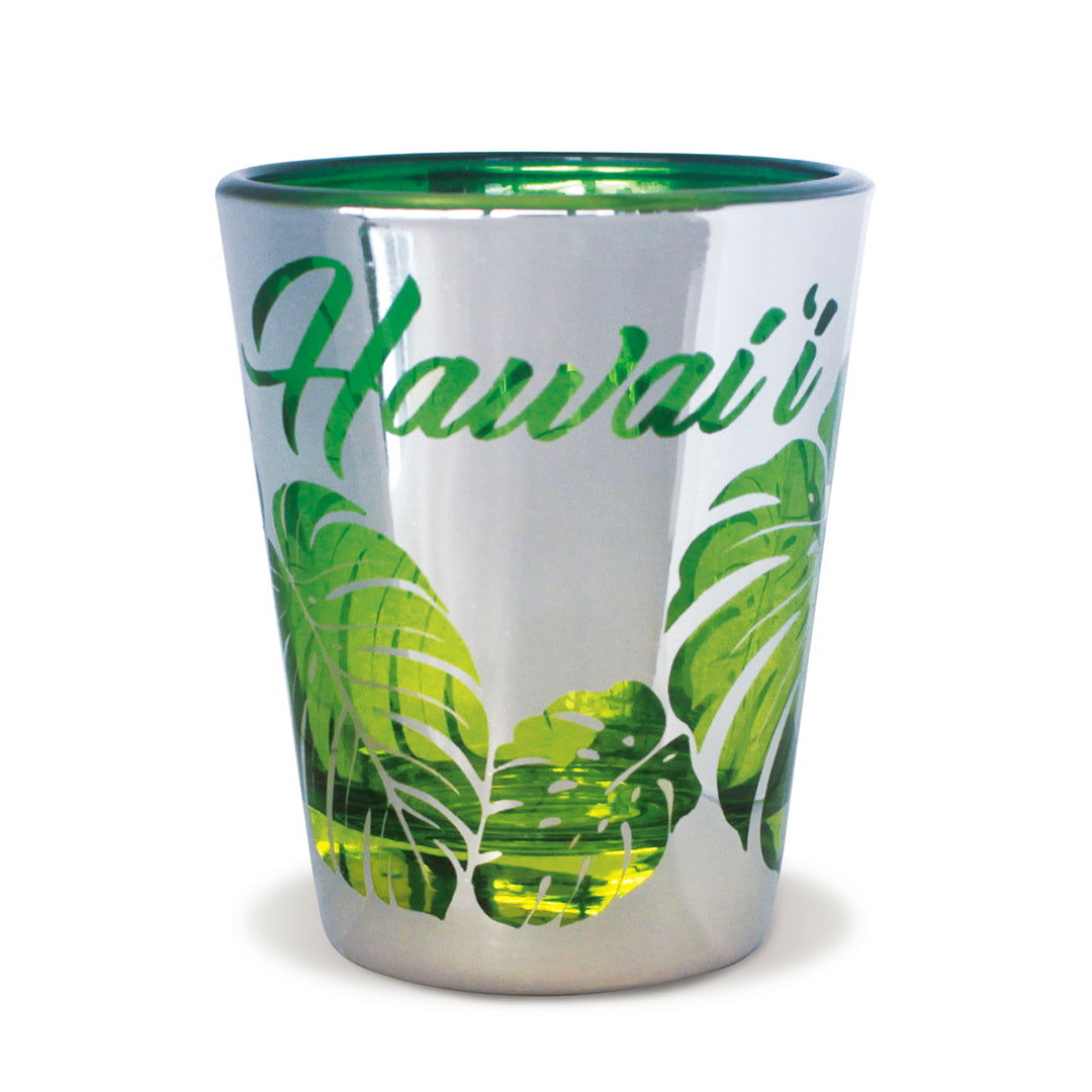 Foil Shotglass, Monstera Hawaii