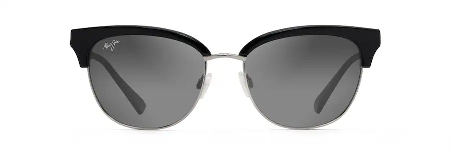 Maui Jim Lokelani Black w/ Silver Polarized Sunglasses