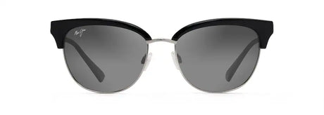 Maui Jim Lokelani Black w/ Silver Polarized Sunglasses