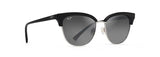 Maui Jim Lokelani Black w/ Silver Polarized Sunglasses