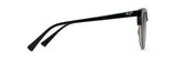 Maui Jim Lokelani Black w/ Silver Polarized Sunglasses