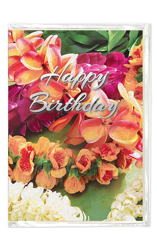 Greeting Card, Beautiful Hawaiian Leis